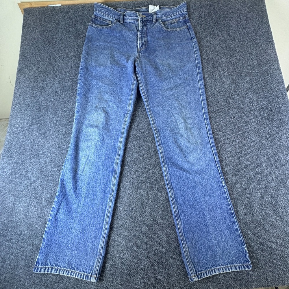 Columbia Sportswear Jeans Mens 34x32.5 Blue Denim Cotton Mid Rise Straight Leg